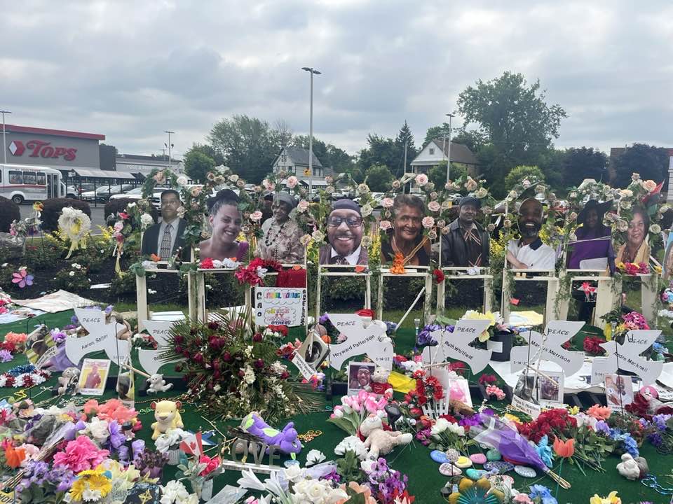 Healing circle held outside of the Tops massacre in Buffalo, NY